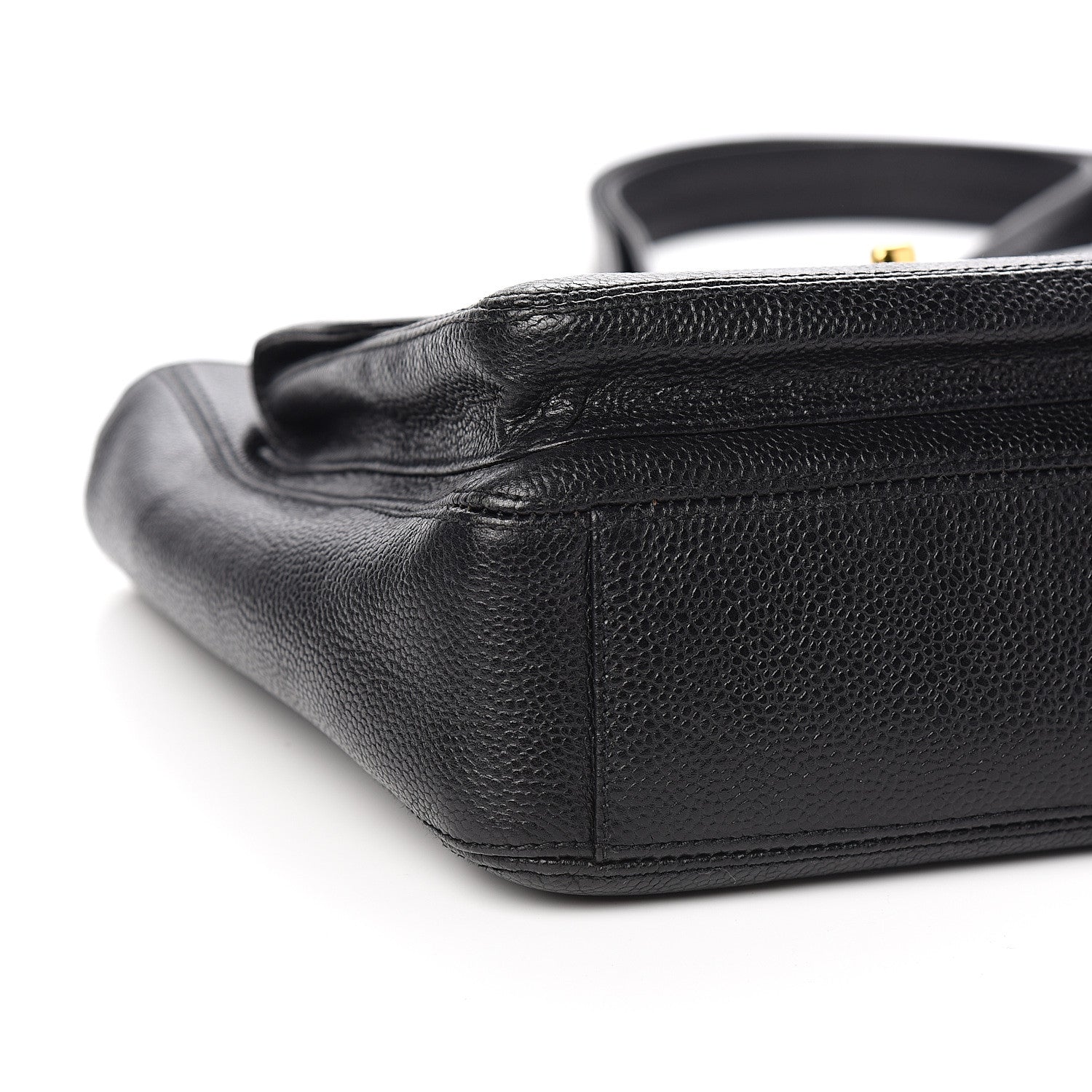 Chanel Caviar Flap Shoulder Bag Black 7 of 9