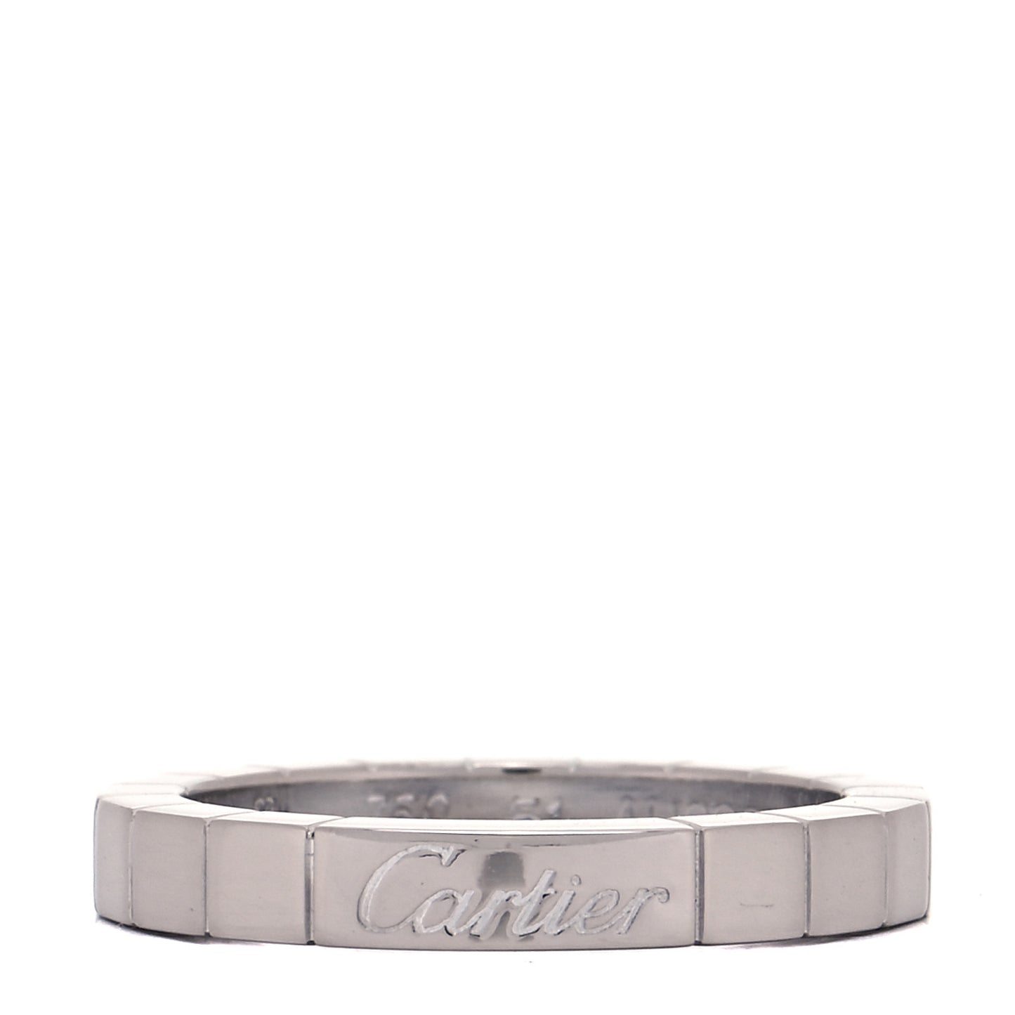 18K White Gold Lanieres Ring 51 5.75