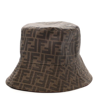 Fendi Technical Fabric FF Reversible Bucket Hat L Tobacco Red 1 of 17