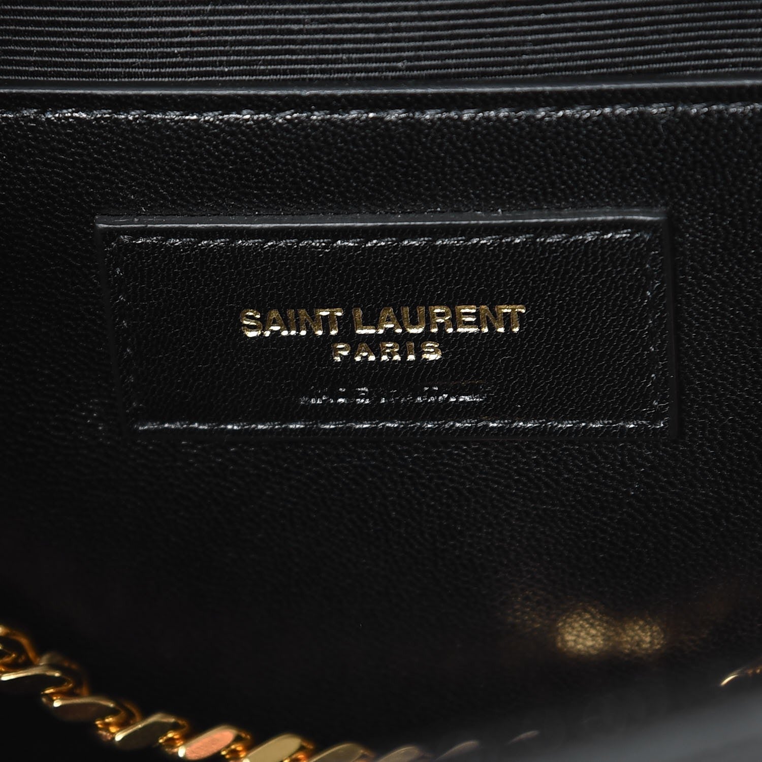 Saint Laurent Grain De Poudre Medium Classic Monogram Kate Satchel Black 6 of 7