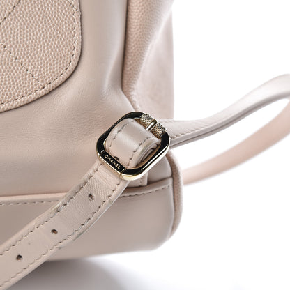 Chanel Caviar Quilted Business Affinity Backpack Beige 8 of 11