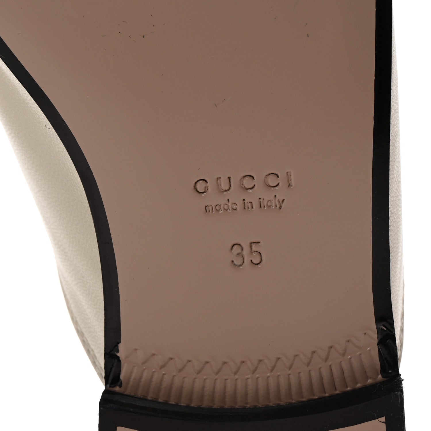 Gucci Malaga Kid Web Womens Princetown Slippers 35 Mystic White 7 of 10