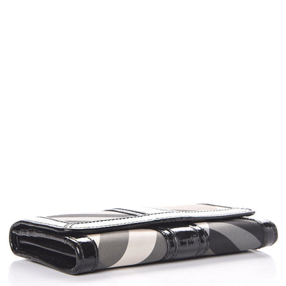 Burberry Beat Check Penrose Continental Wallet Black 4 of 7