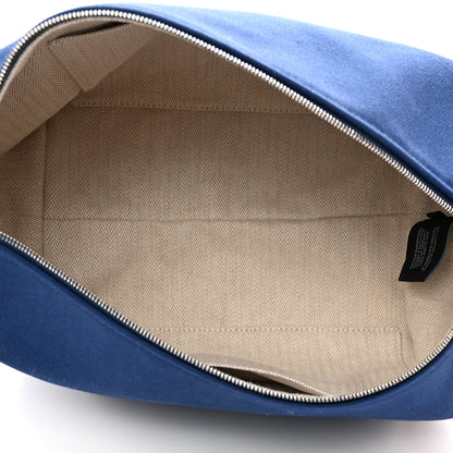 Hermes Canvas Large Bride-A-Brac Pouch Marine 5 of 7