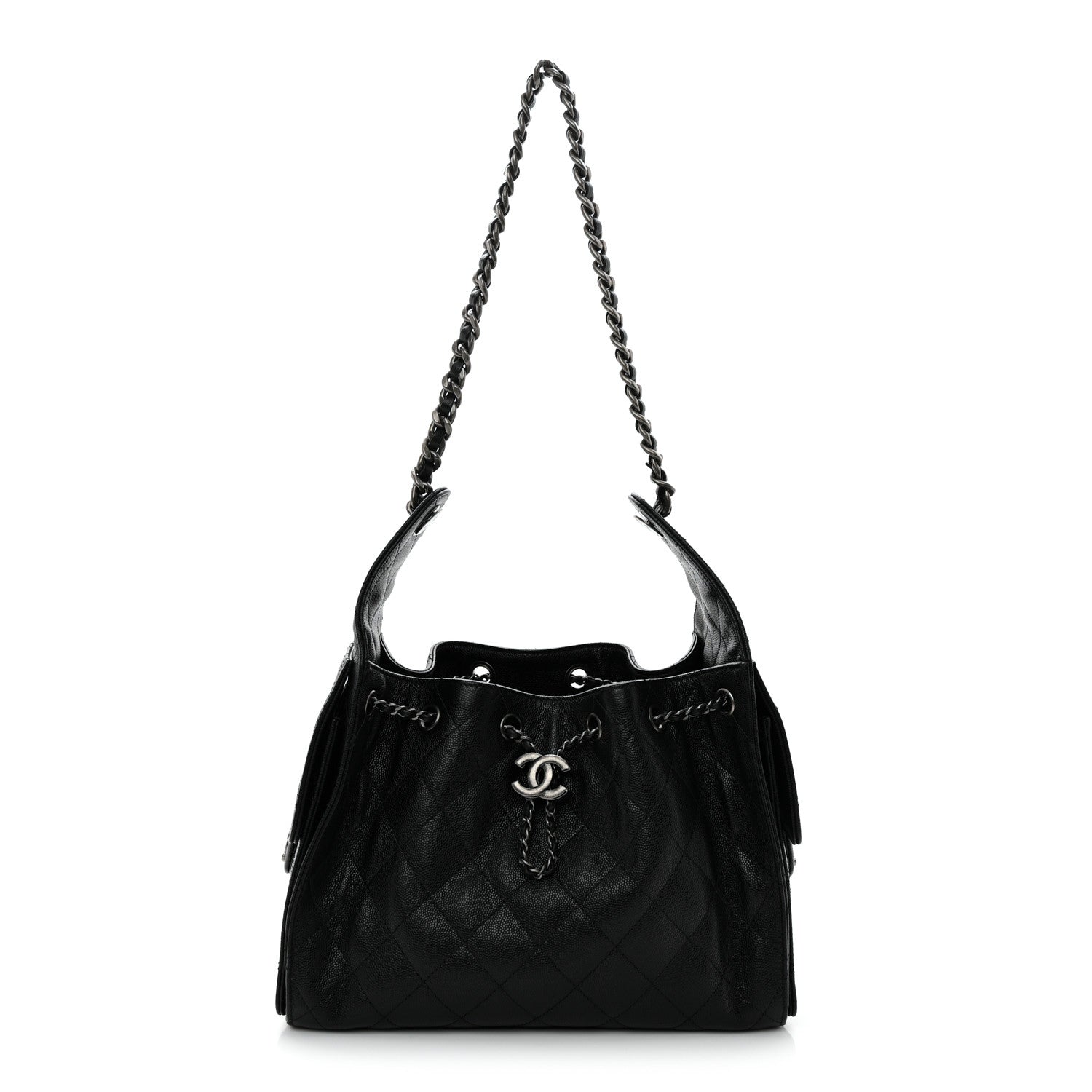Chanel Caviar Quilted Small Chanel 25 Handbag Black 1 of 11