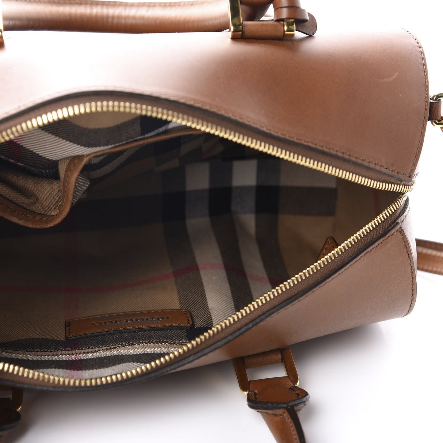 Soft Calfskin Alchester Bowling Bag Tan