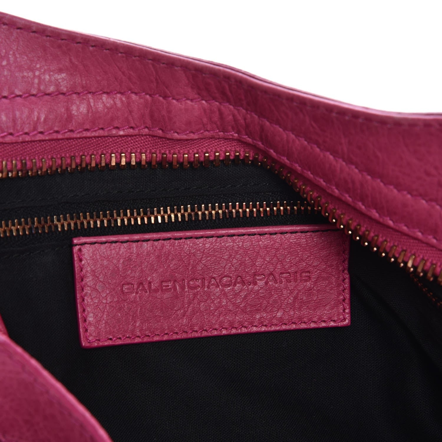 Balenciaga Agneau Giant 21 Rose Gold Hardware City Cyclamen Fucsia 7 of 8