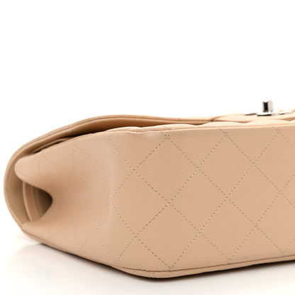 Chanel Caviar Quilted Jumbo Double Flap Beige Clair 9 of 10