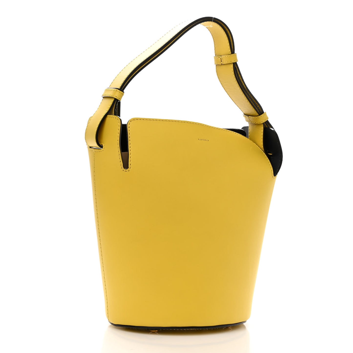 Supple Calfskin Medium Bucket Larch Yellow