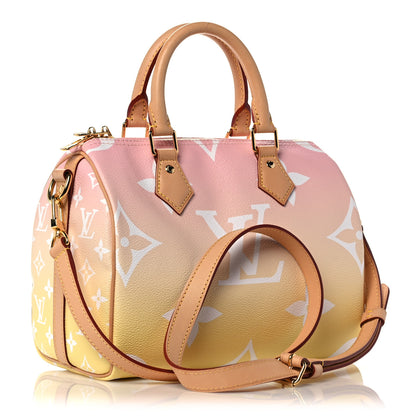 Louis Vuitton Monogram Giant By The Pool Speedy Bandouliere 25 Light Pink 3 of 13