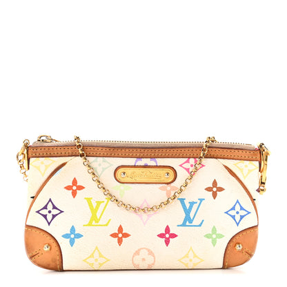 Louis Vuitton Monogram Multicolor Pochette Milla MM White 1 of 10