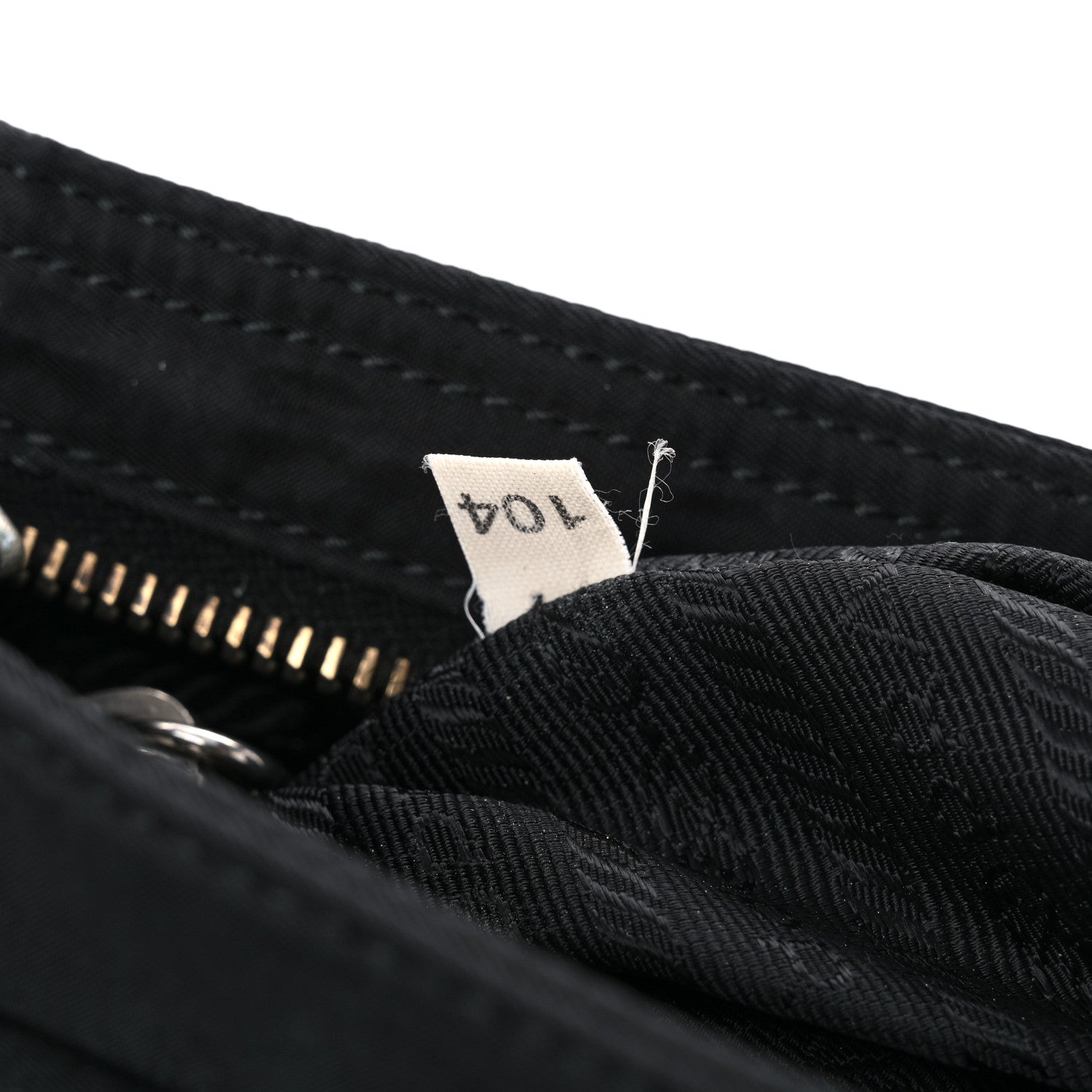 Prada Nylon Saffiano Vela Messenger Bag Black 7 of 10
