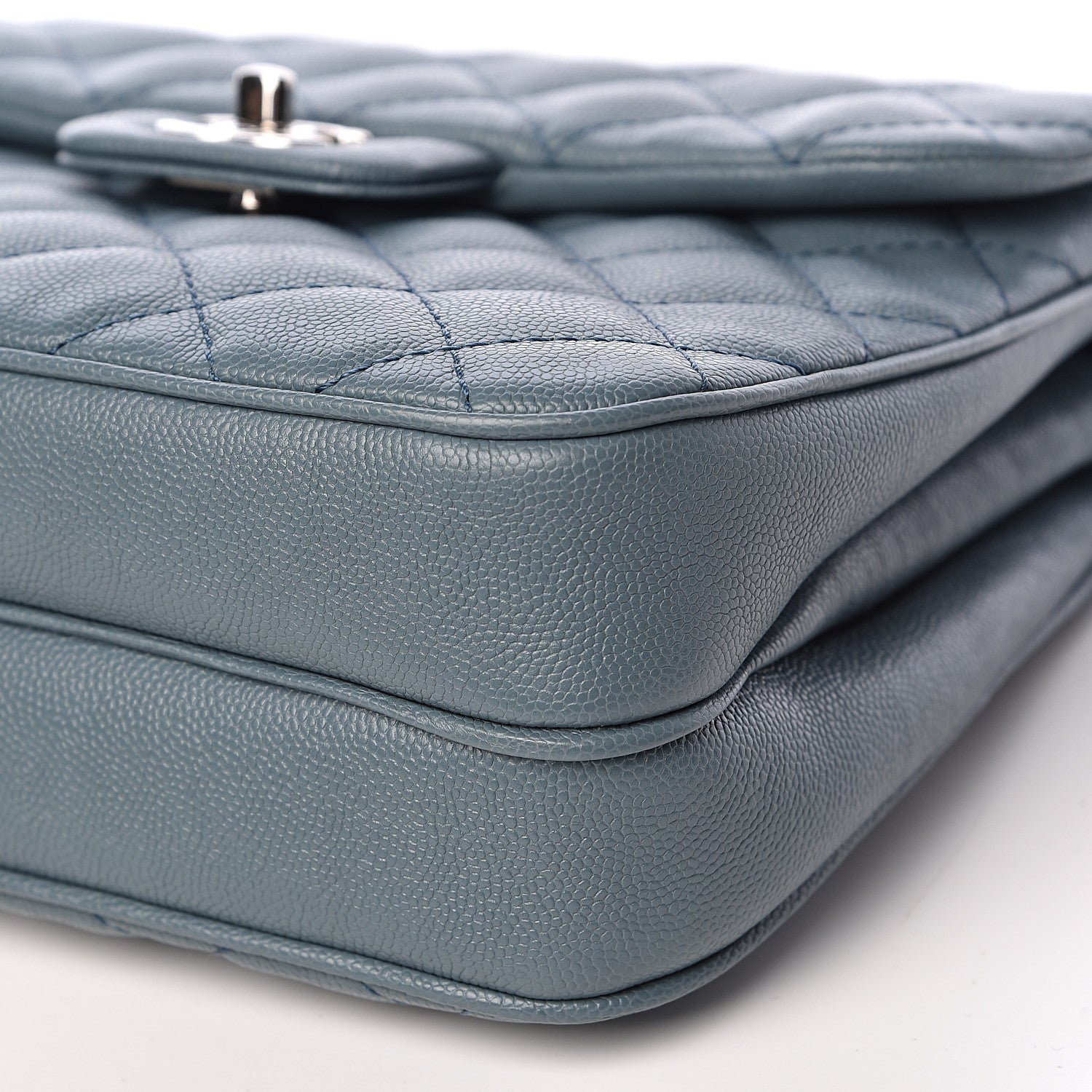 Chanel Caviar Quilted Medium Urban Companion Flap Blue 13 of 16
