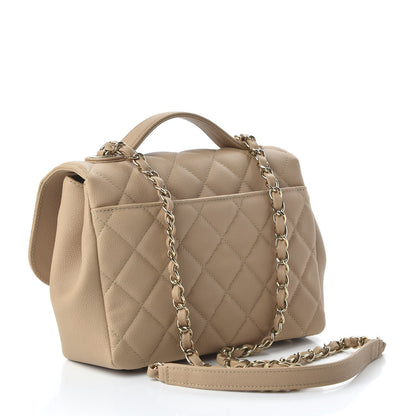 Chanel Caviar Quilted Medium Business Affinity Flap Beige 3 of 10
