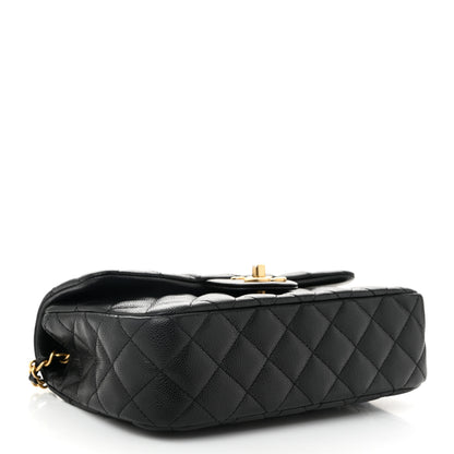 Chanel Caviar Quilted Small Handy CC Flap Black 4 of 10