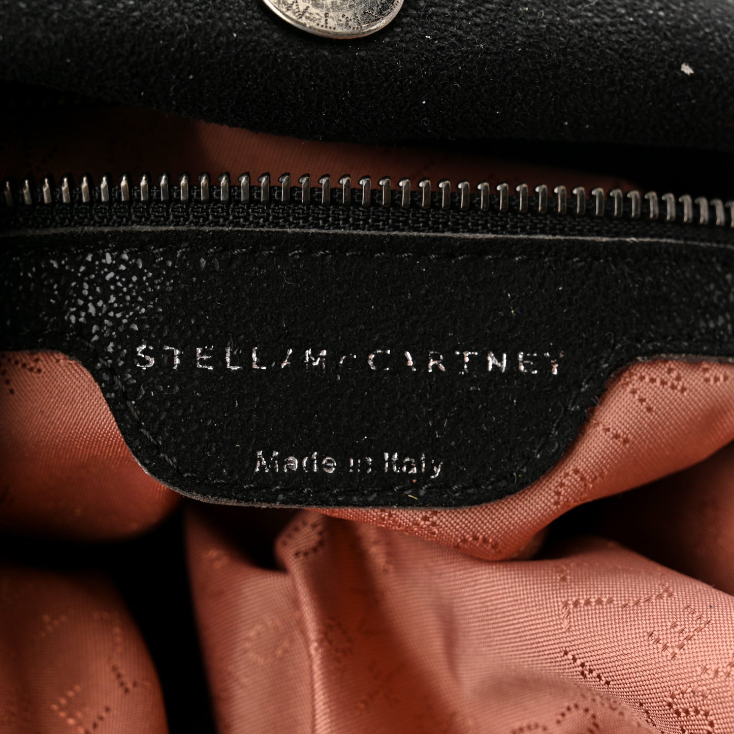 Shaggy Deer Falabella Fold Over Tote Black