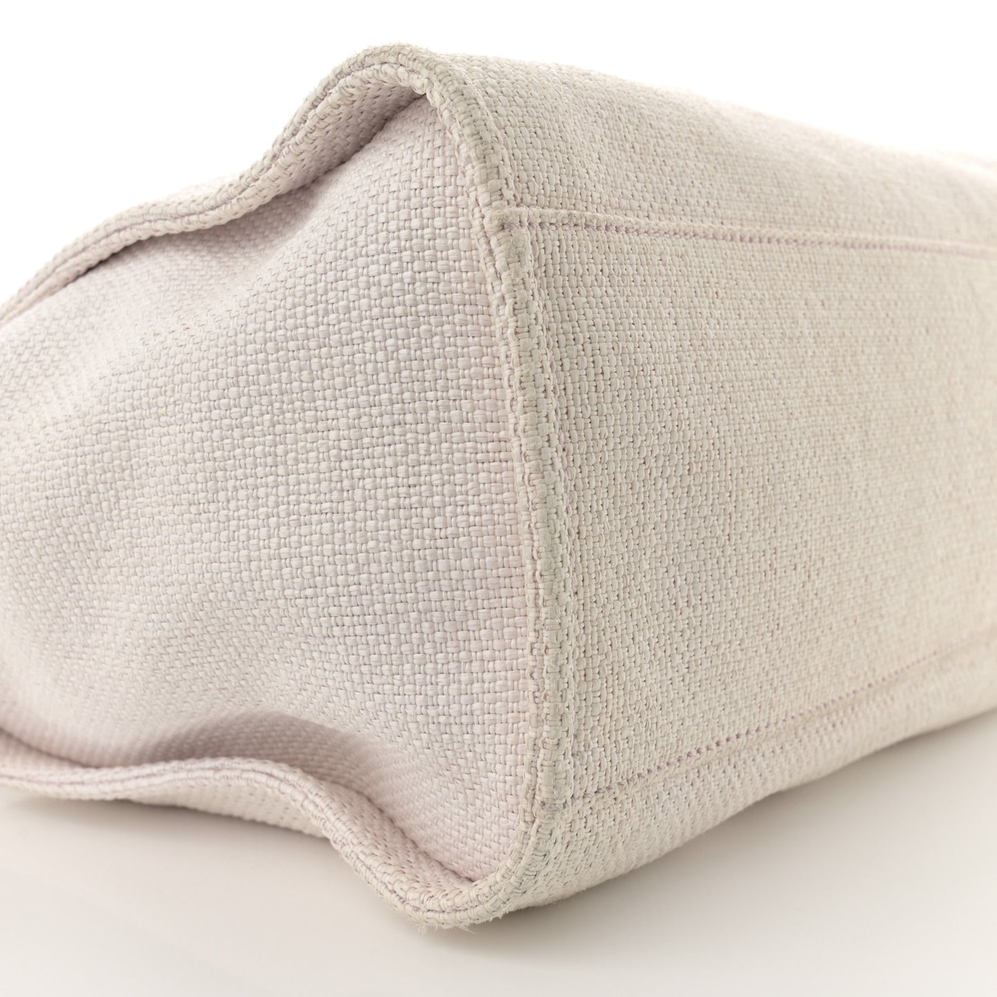 Woven Straw Raffia Medium Deauville Tote Pink