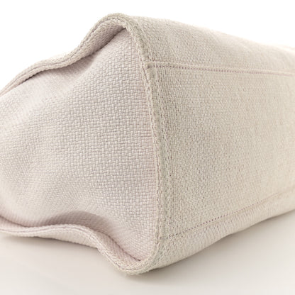 Chanel Woven Straw Raffia Medium Deauville Tote Pink 9 of 11