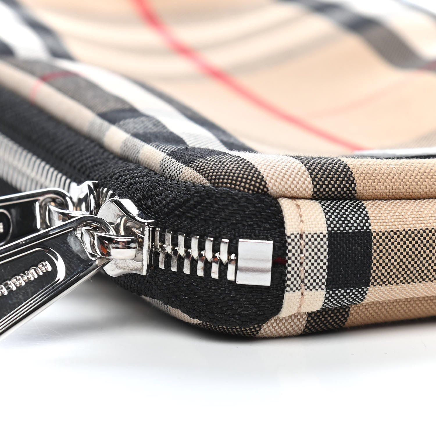 Burberry Nylon Vintage Check Phone Bag Archive Beige 7 of 8