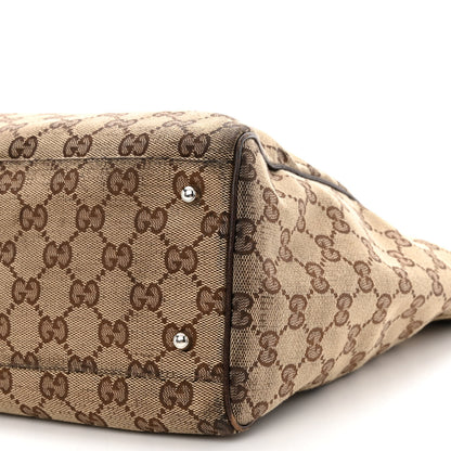 Gucci GG Monogram Web Pop Tote Dark Brown 10 of 10