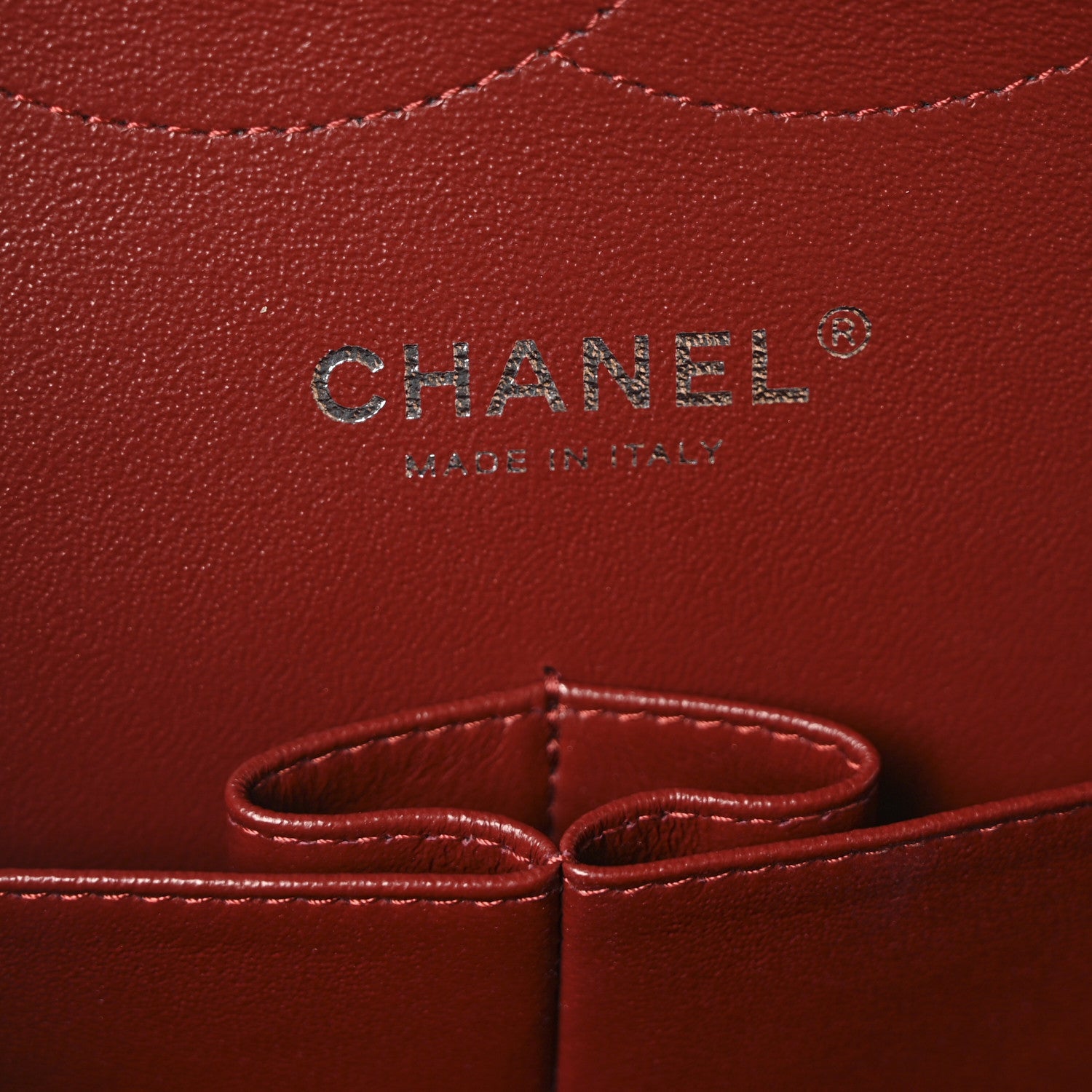 Chanel Patent Quilted Jumbo Double Flap Dark Red 6 of 11