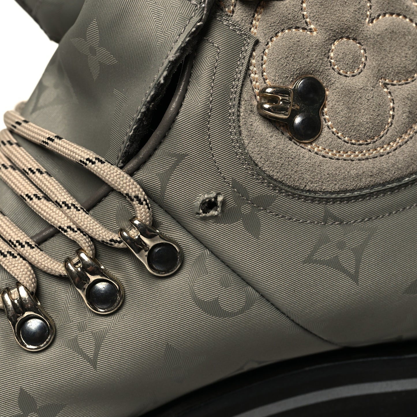 Monogram Titanium Mens Outland Ankle Boots 8