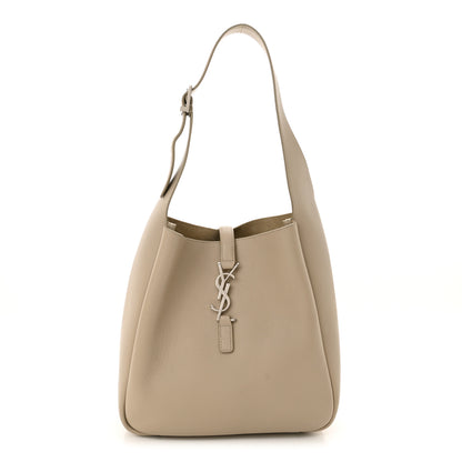 Saint Laurent Smooth Calfskin Small Le 5 A 7 Soft Hobo Sea Salt 1 of 10