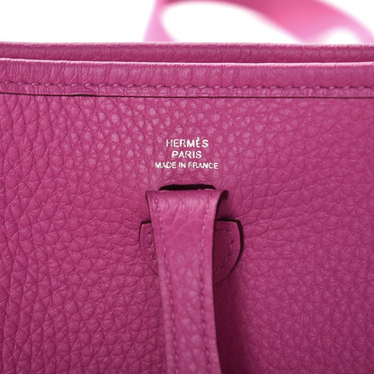 Hermes Taurillon Clemence Evelyne TPM Magnolia 6 of 8