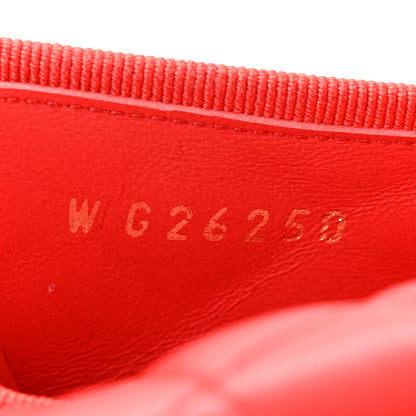 Chanel Lambskin Quilted CC Cap Toe Ballerina Flats 39.5 Red 9 of 10