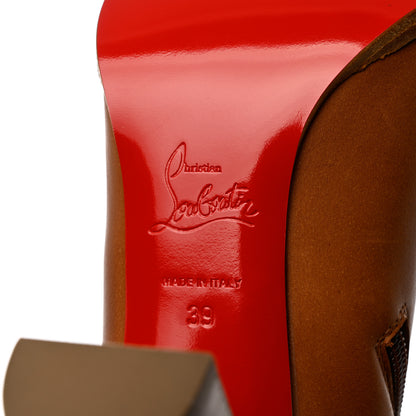 Christian Louboutin Calfskin Adox 85 Ankle Boots 39 Caramel 7 of 10