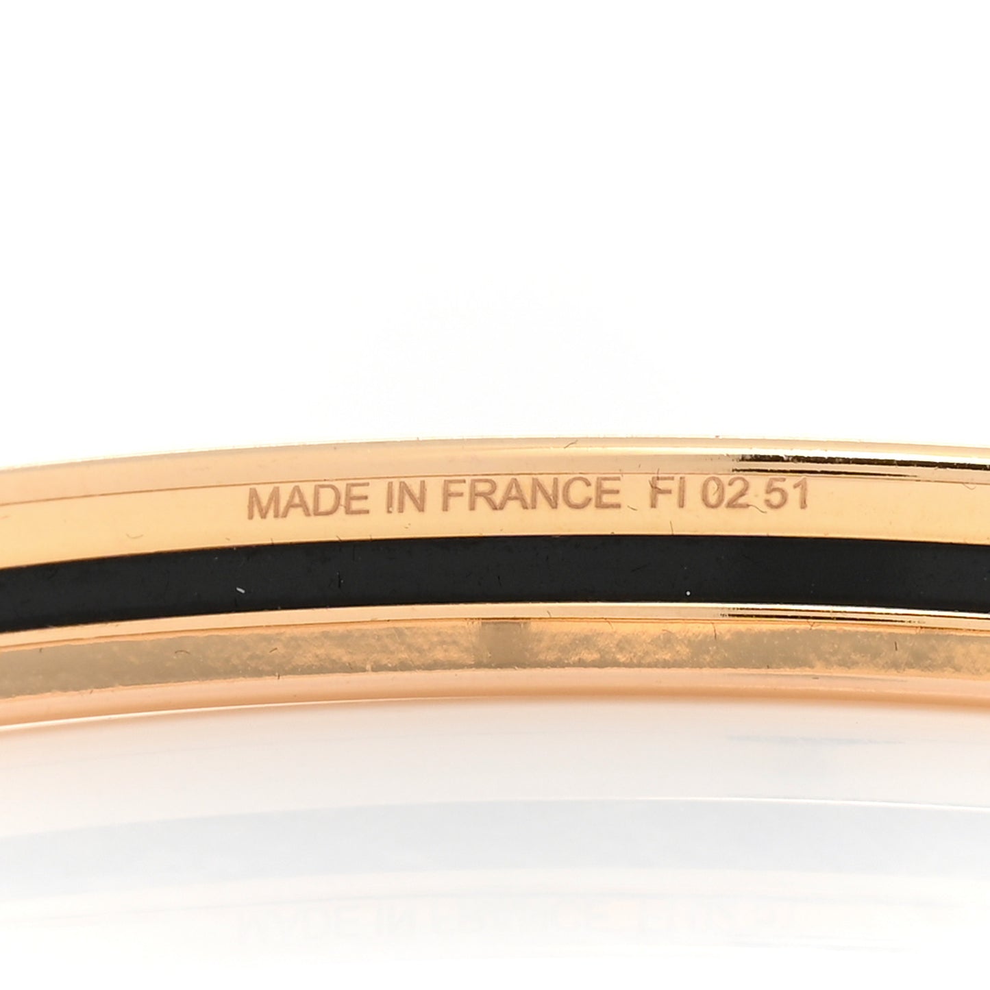 Enamel Uni Bangle 62 Black