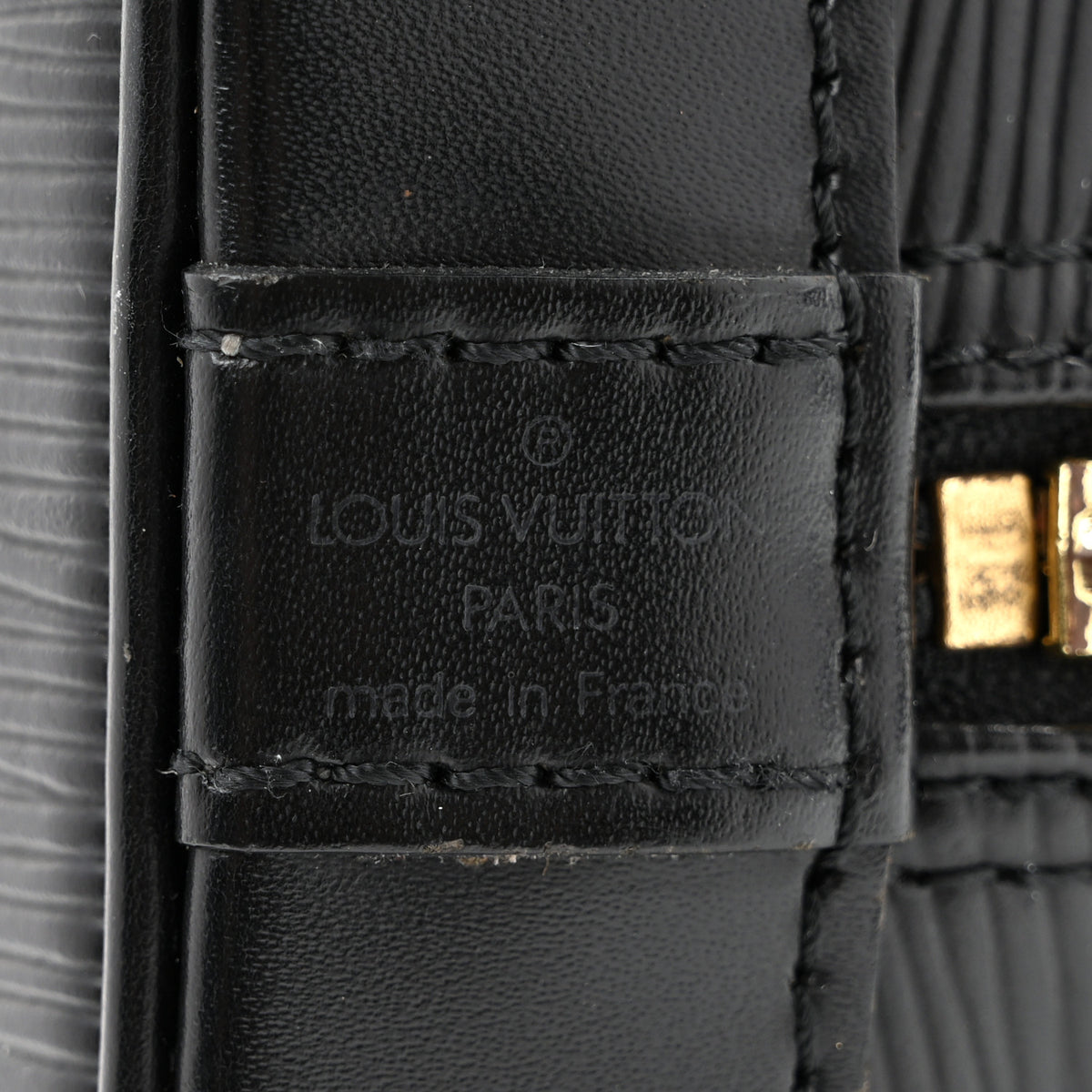 Louis Vuitton Epi Alma PM  Black 6 of 13