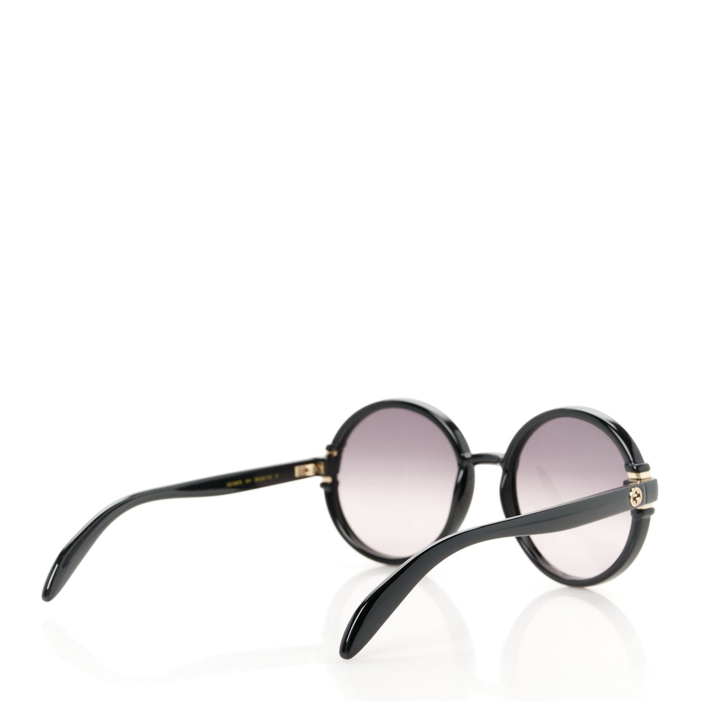 Acetate Round Sunglasses GG 1067/S Black