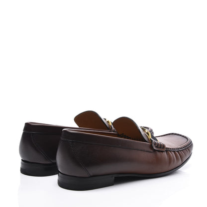 Louis Vuitton Calfskin Mens Montaigne Loafers 10.5 Brown 4 of 10