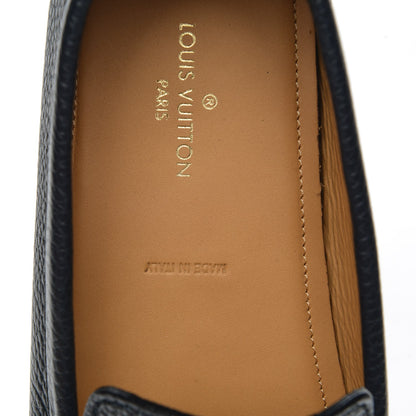 Louis Vuitton Calfskin Monte Carlo Moccasin Loafers 9 Navy 6 of 8