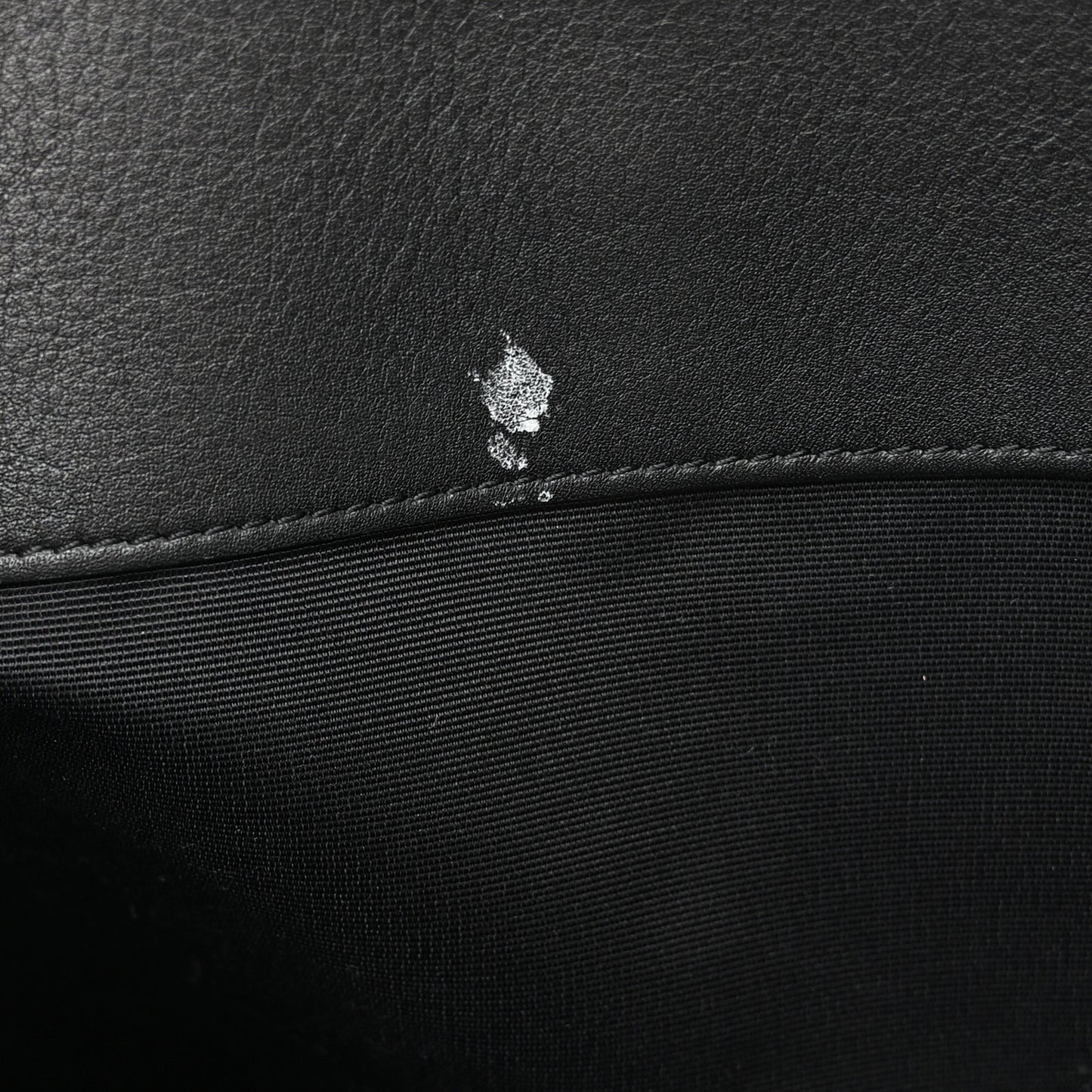 Pebbled Calfskin Medium Amelia East West Tote Black