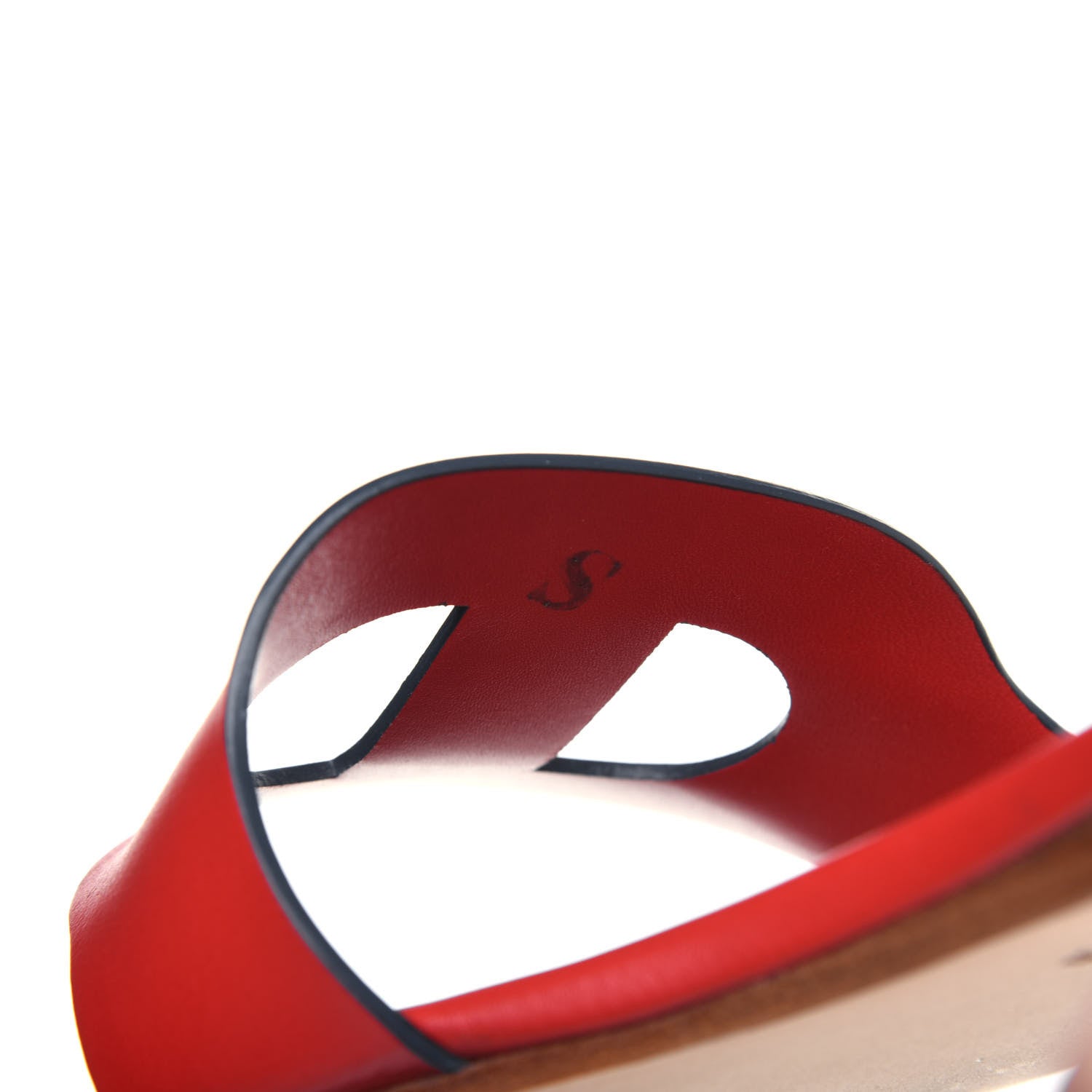 Hermes Calfskin Lisboa Sandals 39 Jasper Rouge 9 of 13