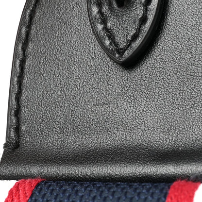 Christian Dior Canvas Embroidered Book Shoulder Strap Blue Multicolor 5 of 5