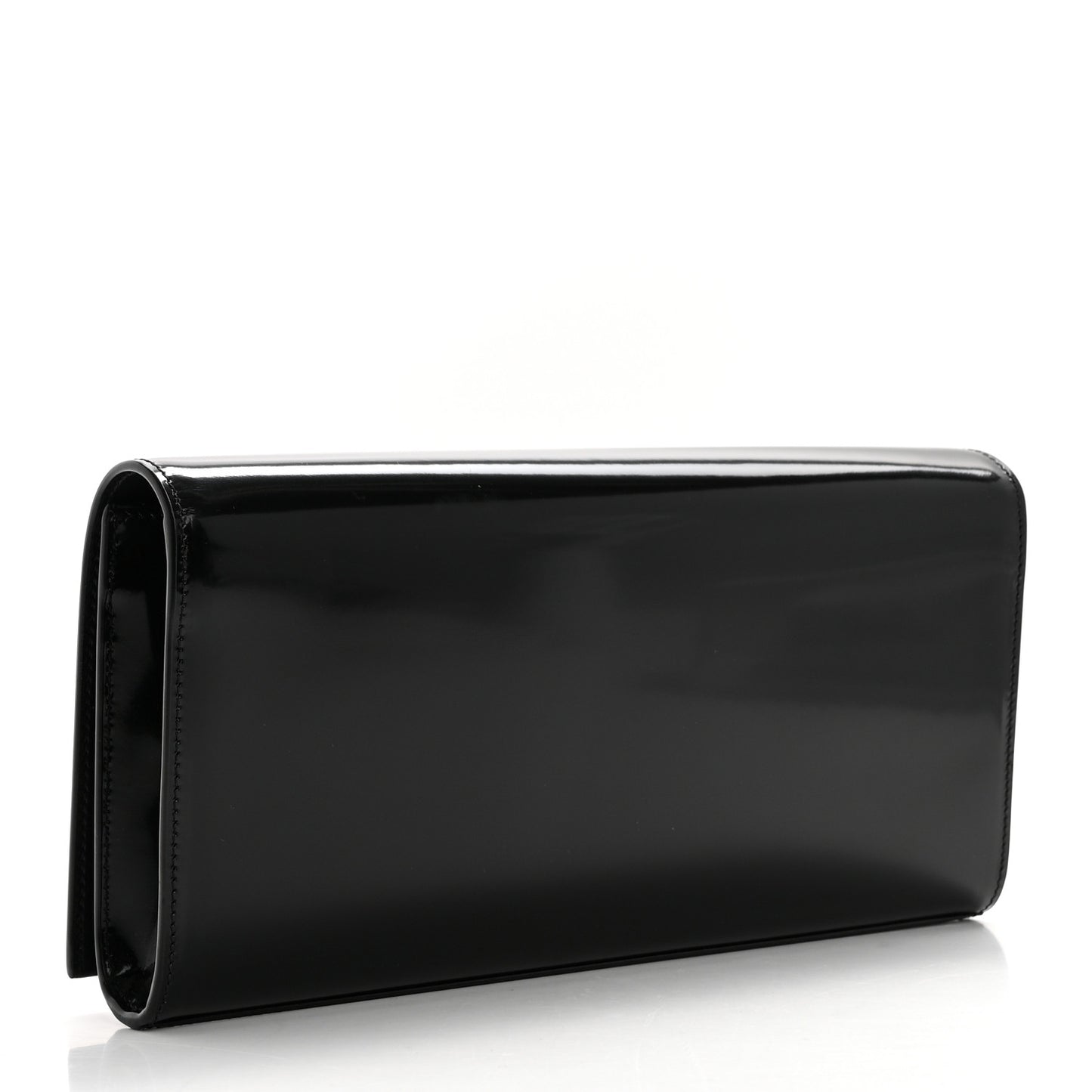 Patent Cassandre Tassel Clutch Black