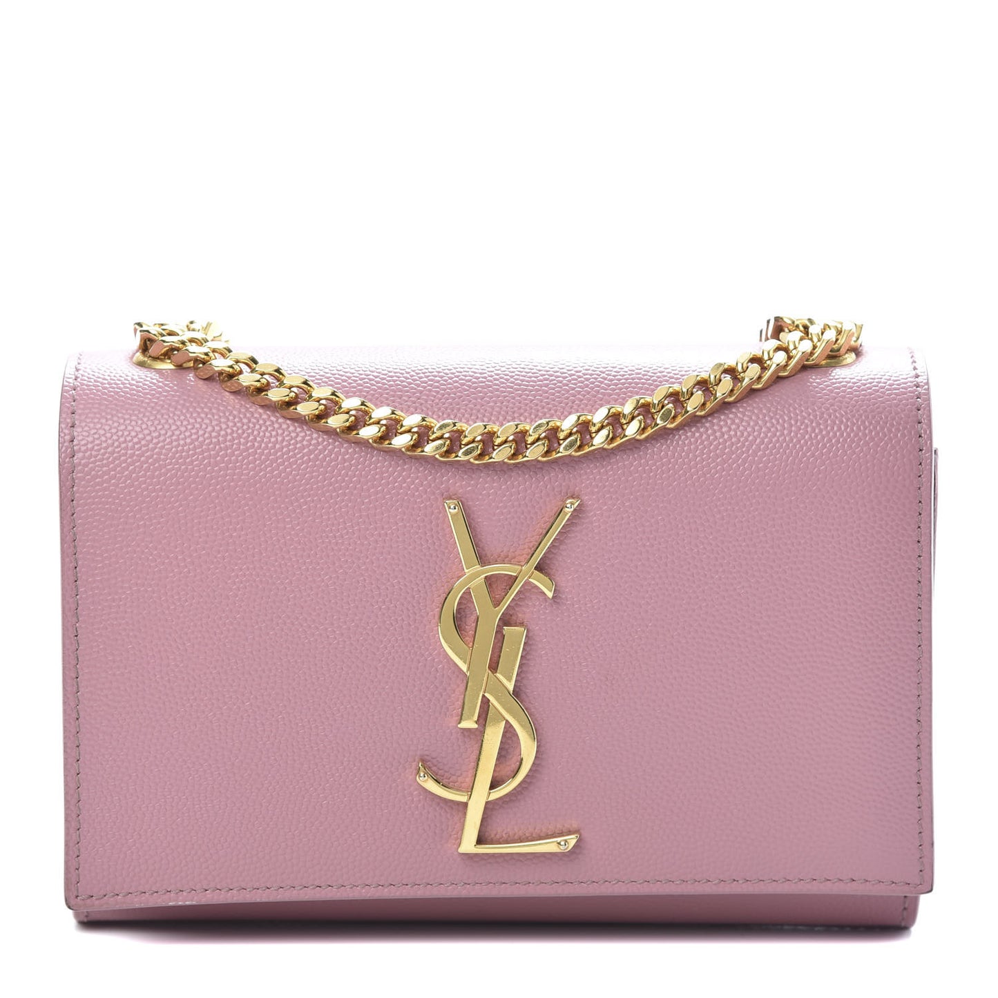 Grain De Poudre Small Classic Monogram Kate Satchel Old Rose