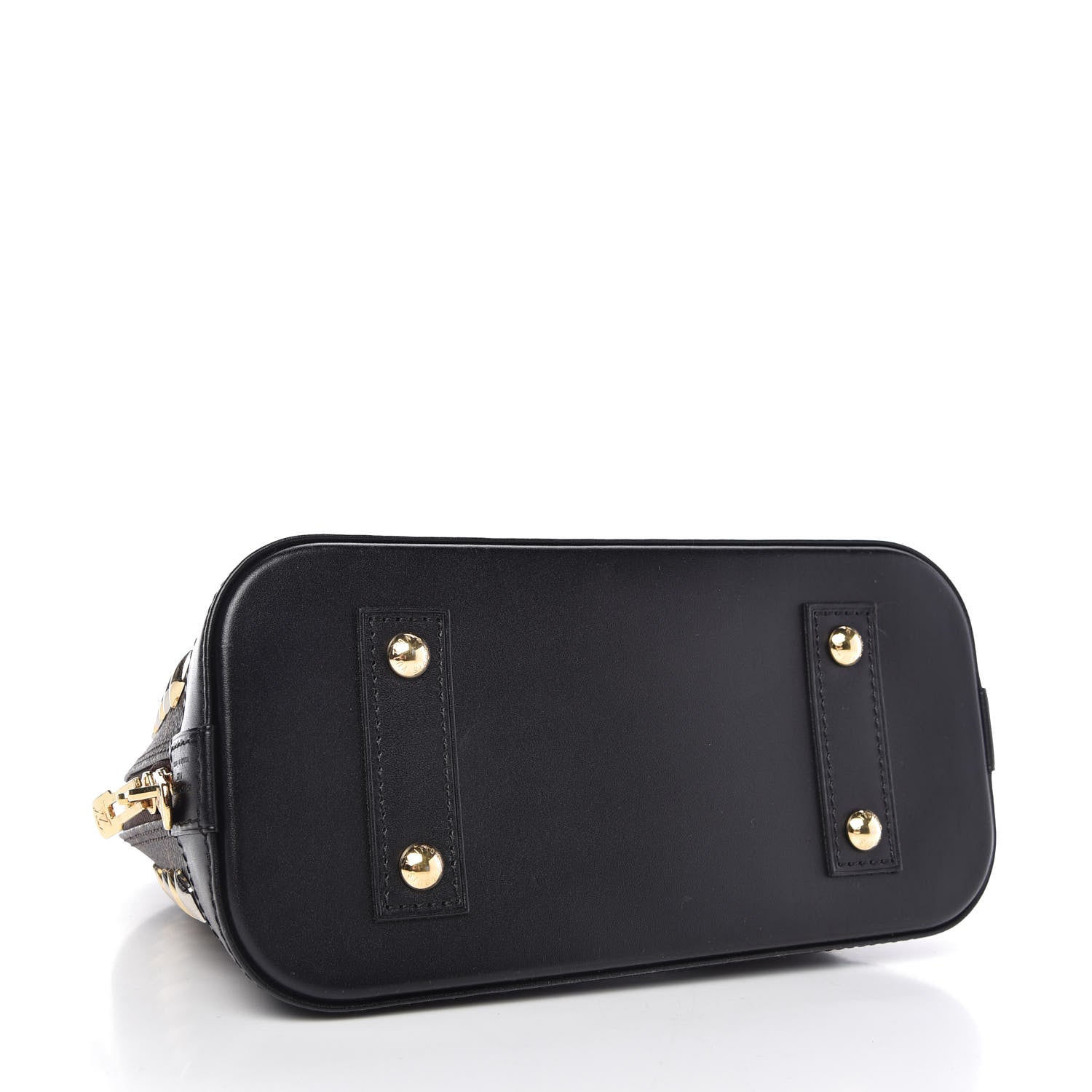 Louis Vuitton Monogram Macassar Studded Alma BB 4 of 9