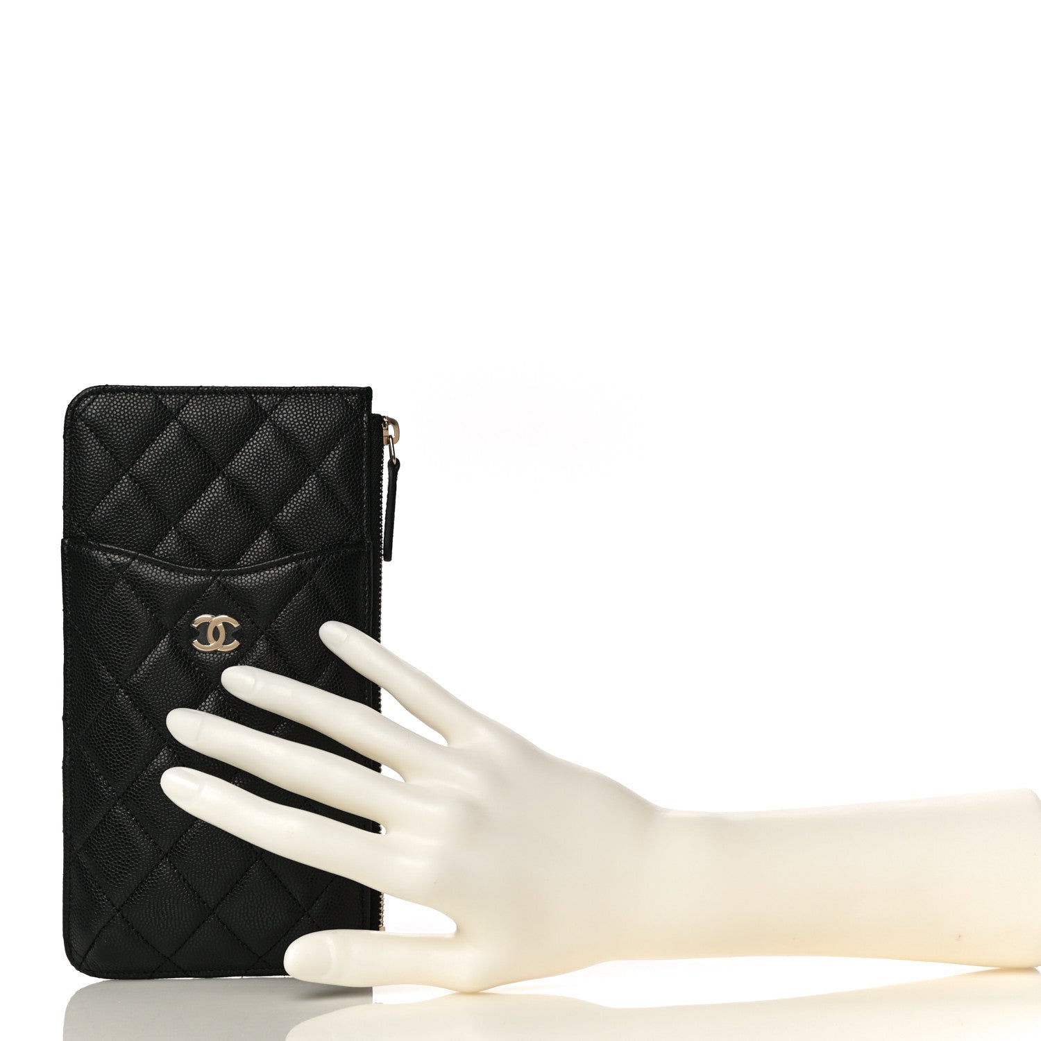 Chanel Caviar Quilted Classic iPhone Pouch Black 2 of 11