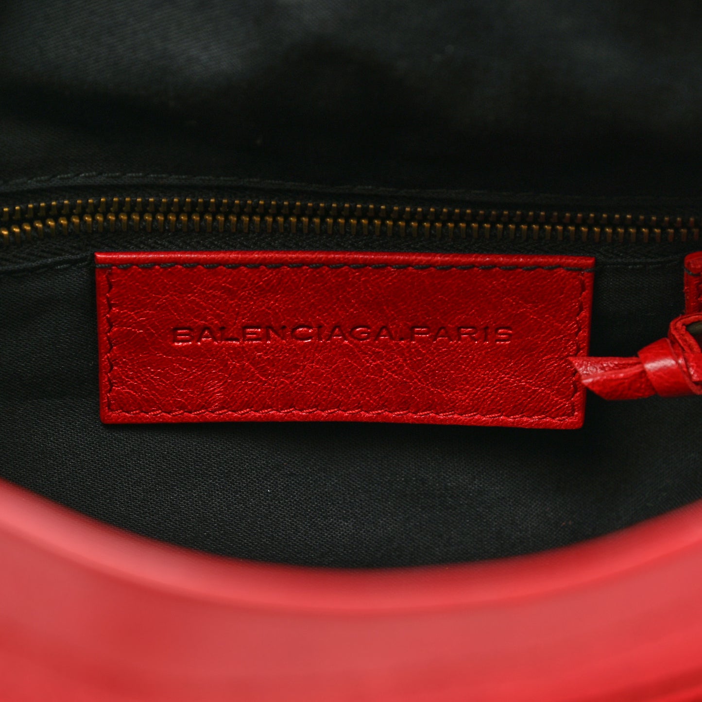 Agneau Classic Hardware Premier Clutch Rouge Coquelicot