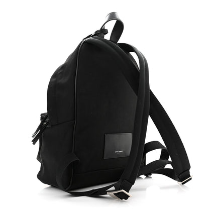 Saint Laurent Canvas City Backpack Black 3 of 10