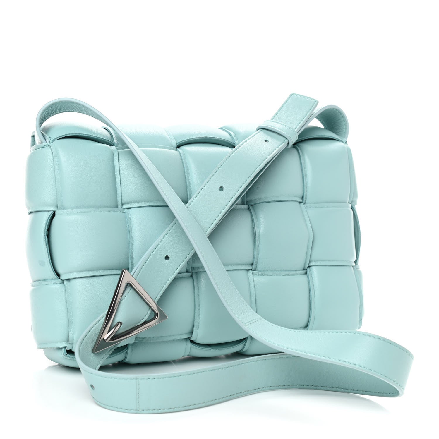 Bottega Veneta Nappa Maxi Intreccio Padded Cassette Crossbody Bag Spearmint 3 of 11