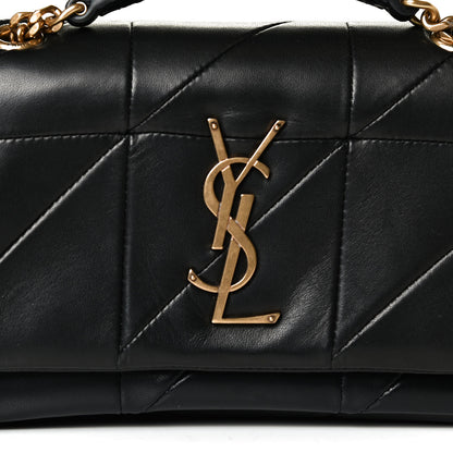 Saint Laurent Lambskin Patchwork Monogram Small Jamie Black 9 of 10