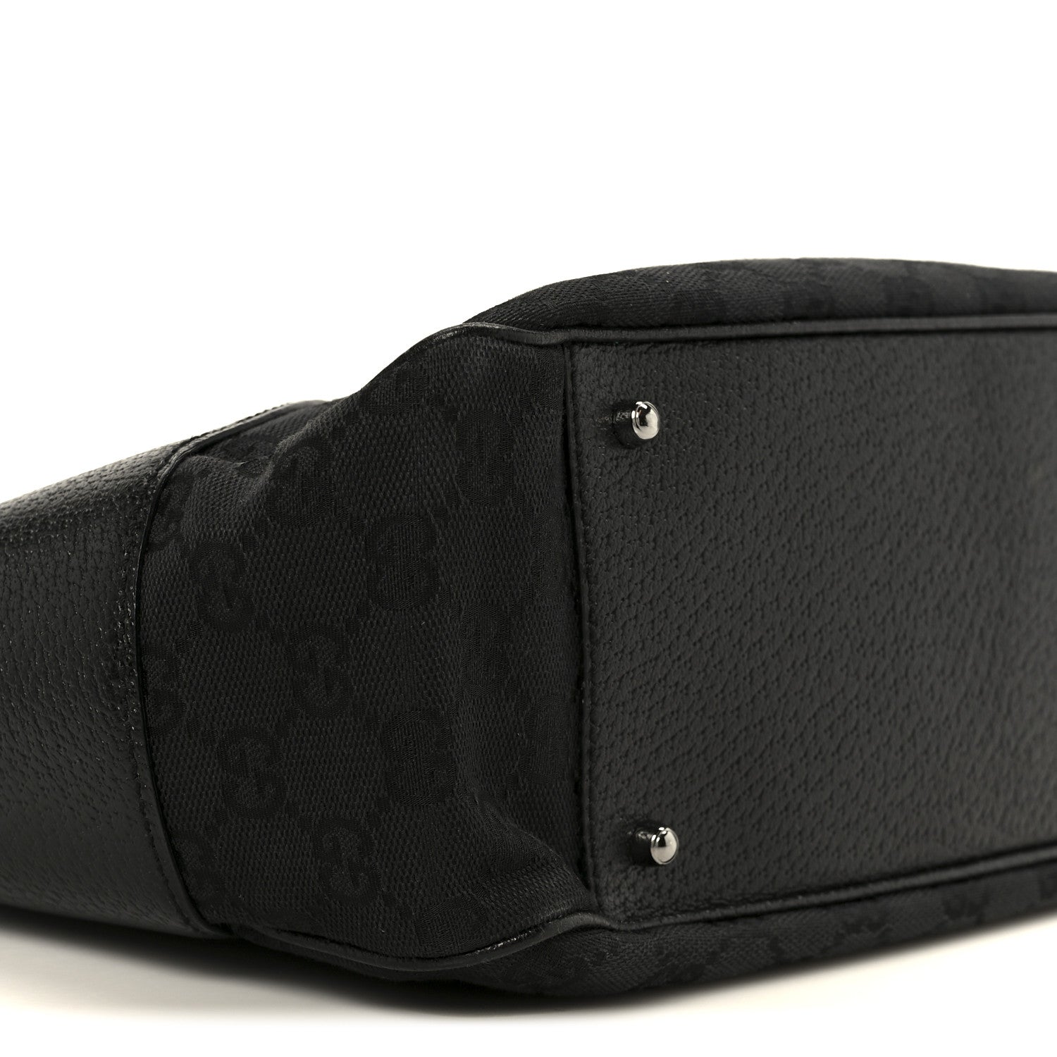 Gucci Monogram Shoulder Bag Black 9 of 10