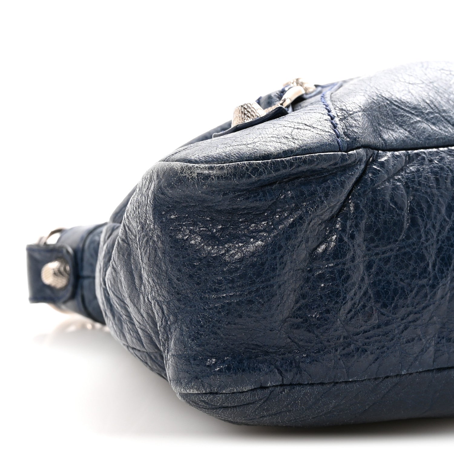 Balenciaga Agneau Giant 12 Silver Hardware Town Bleu Mineral 10 of 11