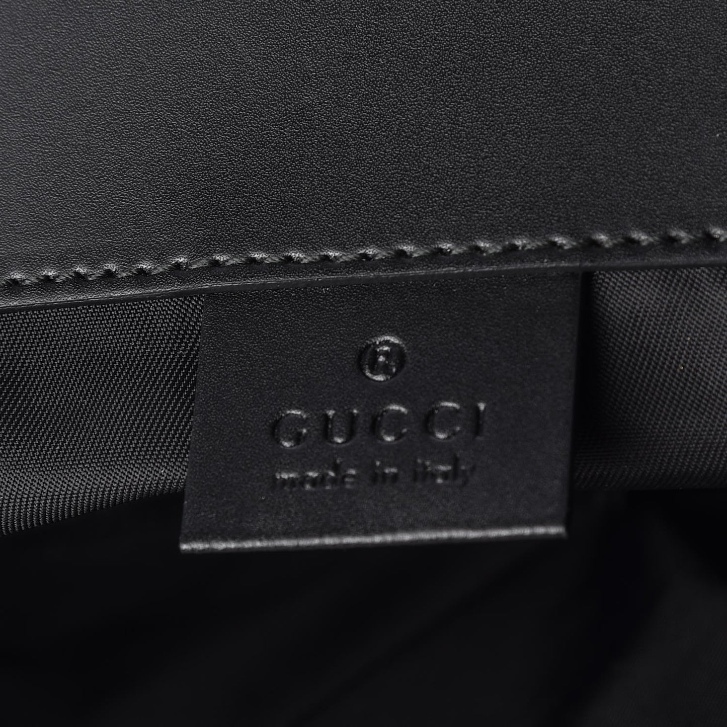 Soft GG Supreme Monogram Double Buckle Backpack Beige Black