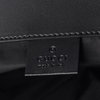 Gucci Soft GG Supreme Monogram Double Buckle Backpack Beige Black 7 of 8